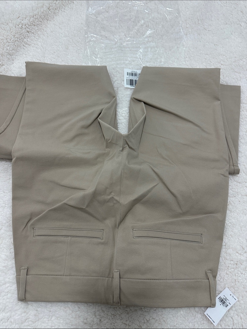 Old Navy Beige High Rise Pixie Flare Pant - Picture 5 of 5